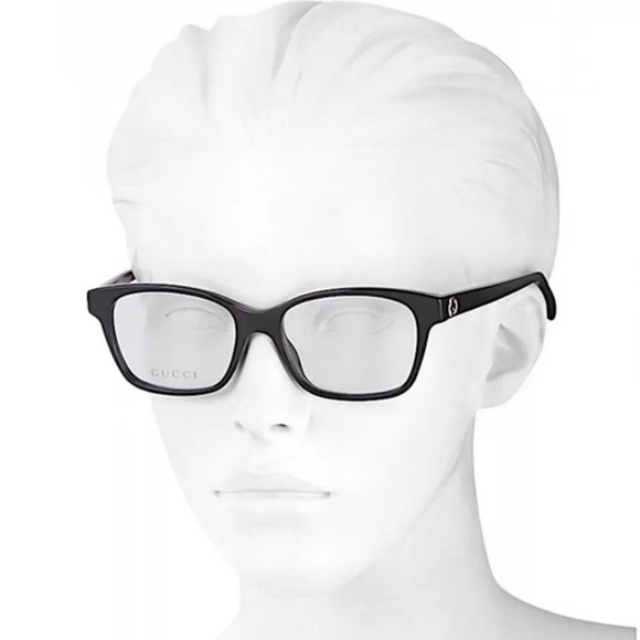 Gucci GG0168O Unisex Rectangular Eyeglasses - Picture 1 of 12